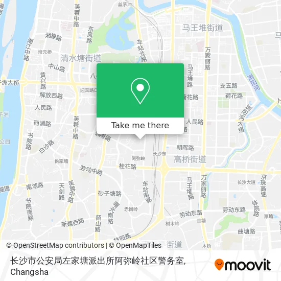 长沙市公安局左家塘派出所阿弥岭社区警务室 map
