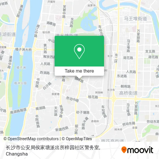 长沙市公安局侯家塘派出所梓园社区警务室 map