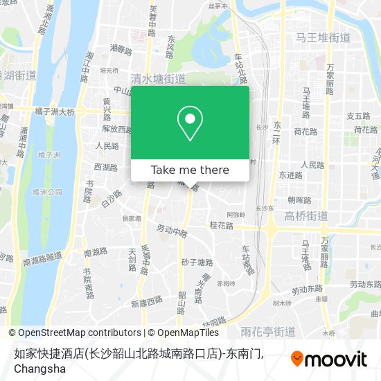 如家快捷酒店(长沙韶山北路城南路口店)-东南门 map