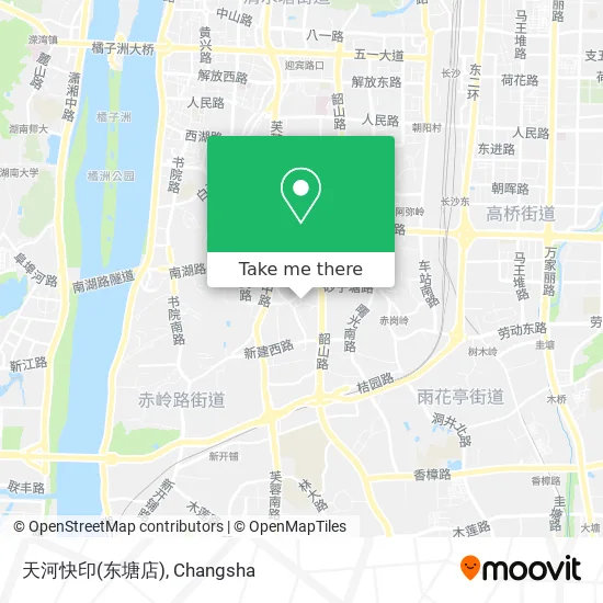 天河快印(东塘店) map