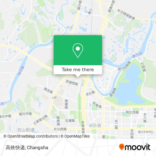 高铁快递 map