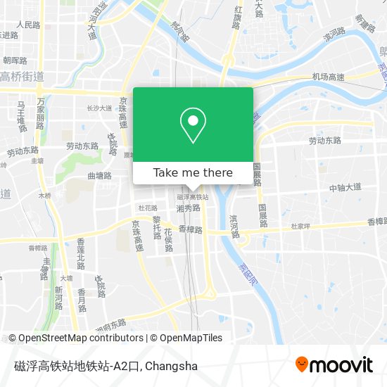 磁浮高铁站地铁站-A2口 map