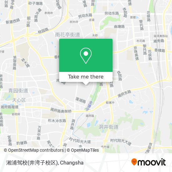 湘浦驾校(井湾子校区) map