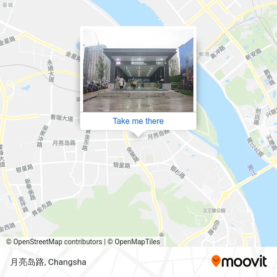 月亮岛路 map