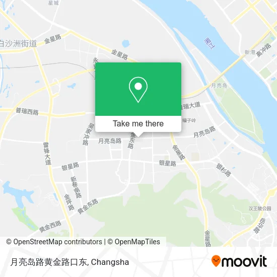 月亮岛路黄金路口东 map