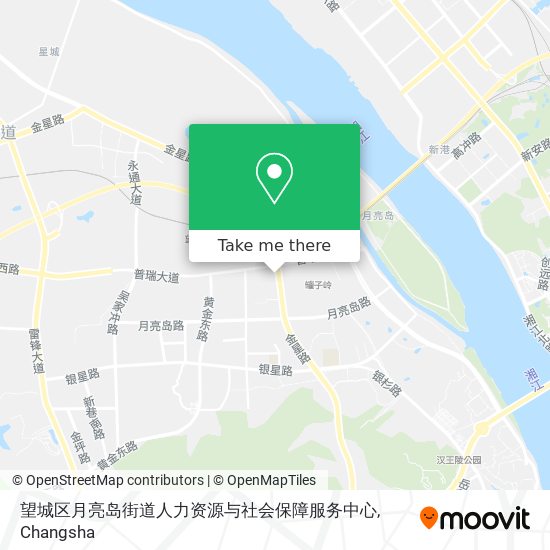 望城区月亮岛街道人力资源与社会保障服务中心 map
