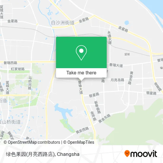 绿色果园(月亮西路店) map