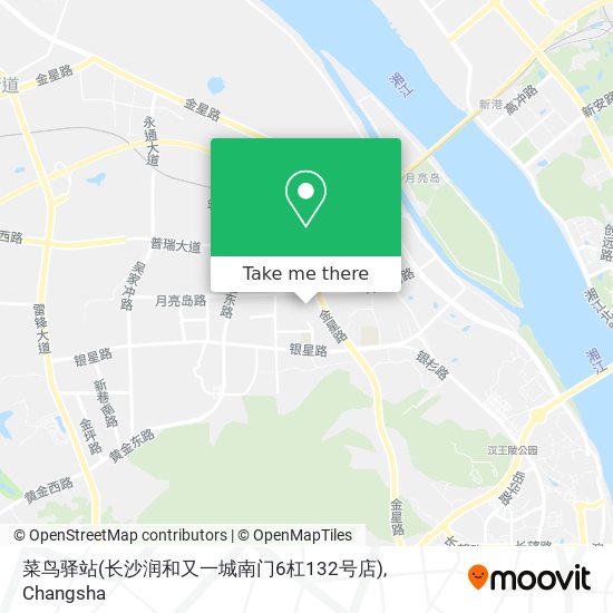 菜鸟驿站(长沙润和又一城南门6杠132号店) map