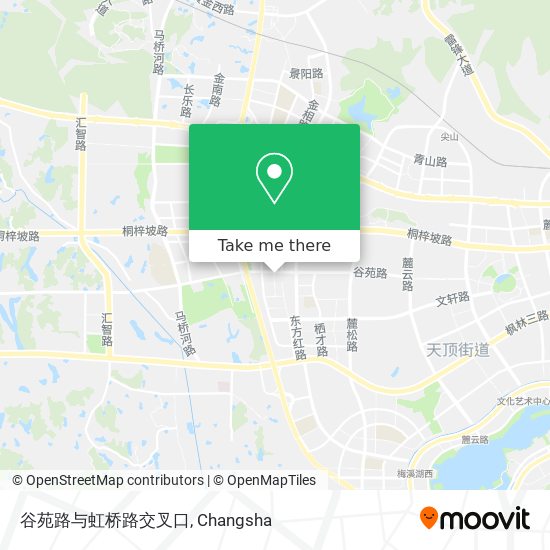 谷苑路与虹桥路交叉口 map