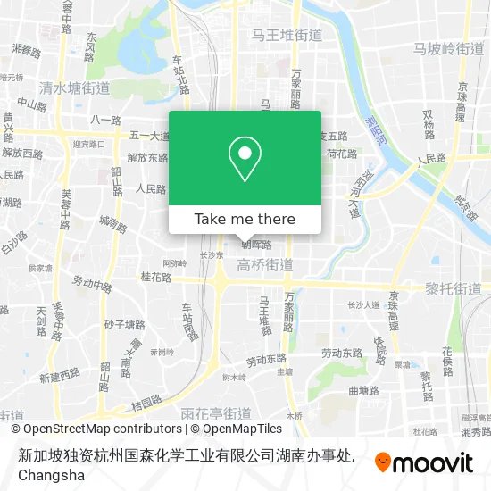 新加坡独资杭州国森化学工业有限公司湖南办事处 map