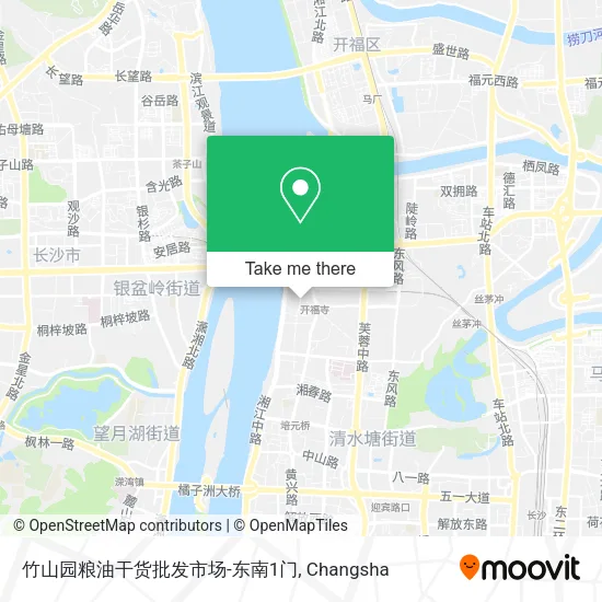 竹山园粮油干货批发市场-东南1门 map
