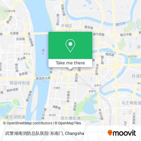 武警湖南消防总队医院-东南门 map