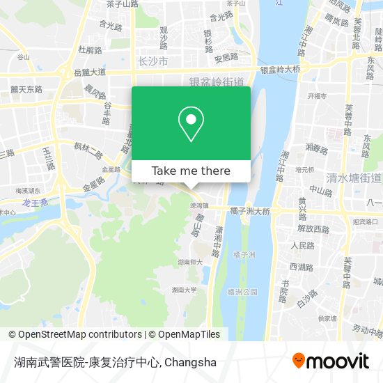 湖南武警医院-康复治疗中心 map