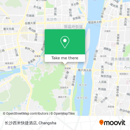 长沙西米快捷酒店 map