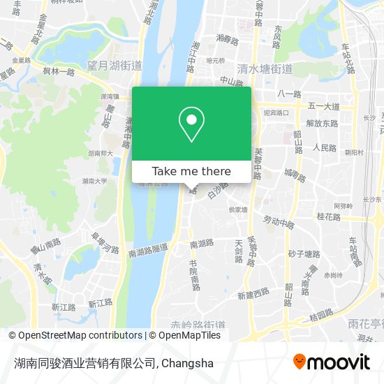 湖南同骏酒业营销有限公司 map