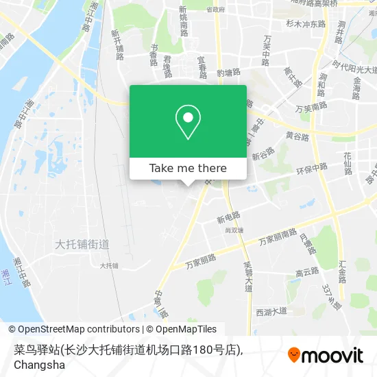 菜鸟驿站(长沙大托铺街道机场口路180号店) map