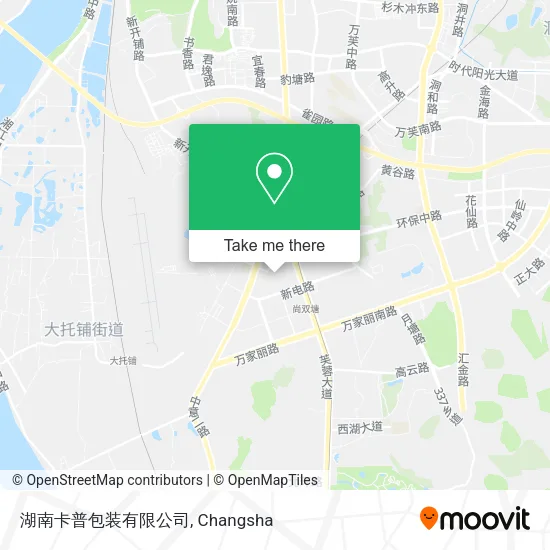 湖南卡普包装有限公司 map