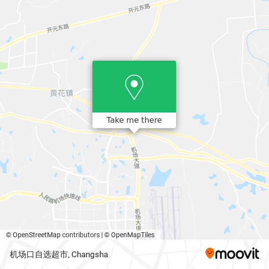 机场口自选超市 map