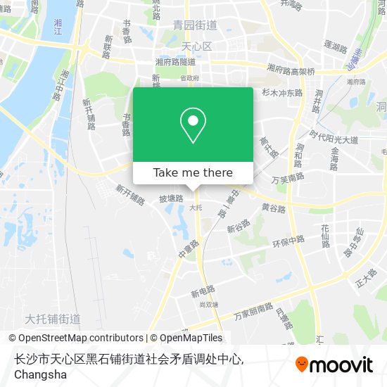 长沙市天心区黑石铺街道社会矛盾调处中心 map