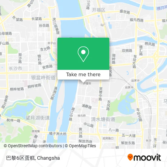 巴黎6区蛋糕 map