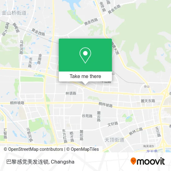 巴黎感觉美发连锁 map