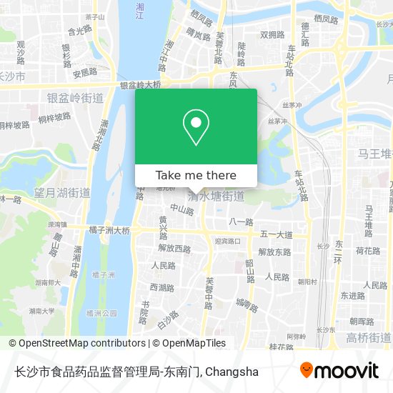 长沙市食品药品监督管理局-东南门 map