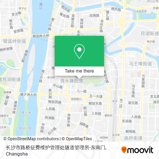 长沙市路桥征费维护管理处隧道管理所-东南门 map
