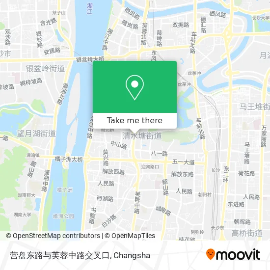 营盘东路与芙蓉中路交叉口 map