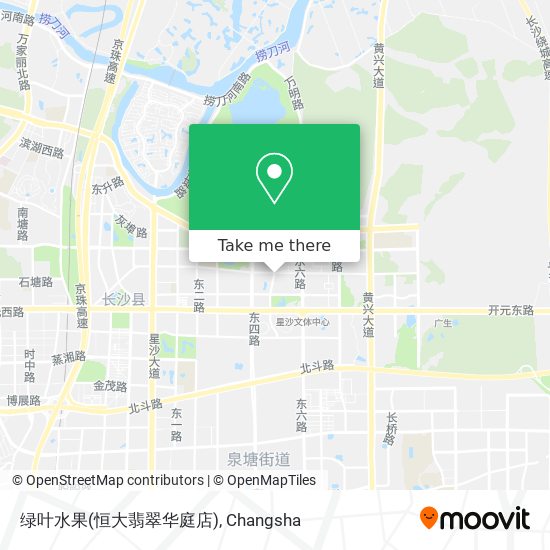 绿叶水果(恒大翡翠华庭店) map