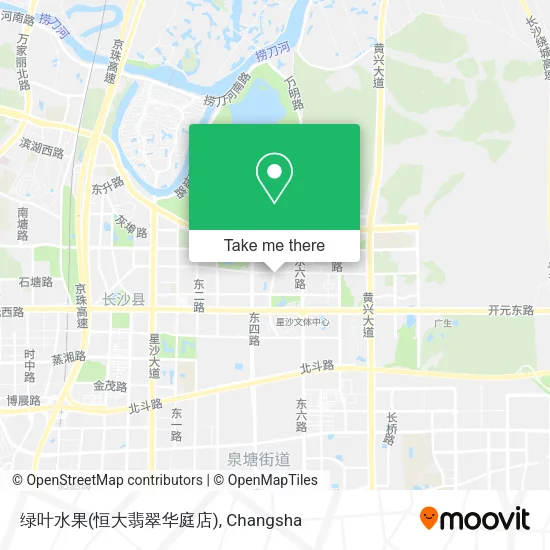 绿叶水果(恒大翡翠华庭店) map