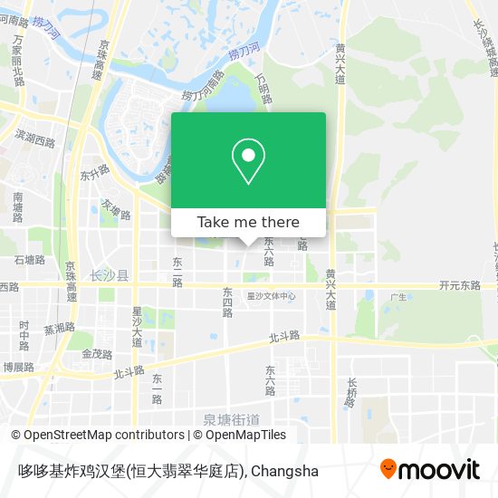 哆哆基炸鸡汉堡(恒大翡翠华庭店) map
