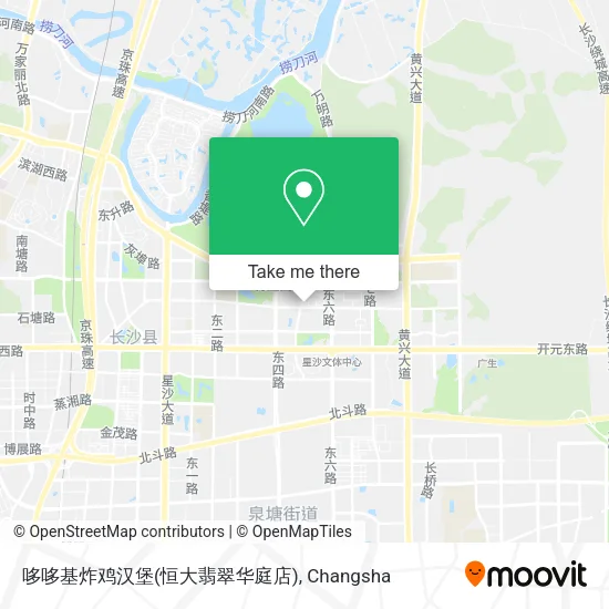 哆哆基炸鸡汉堡(恒大翡翠华庭店) map