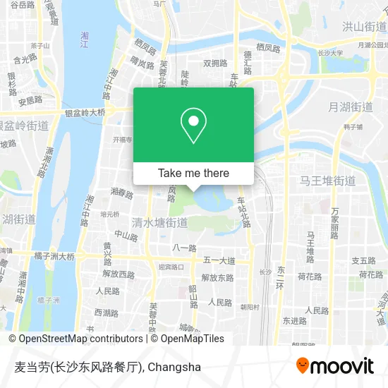 麦当劳(长沙东风路餐厅) map
