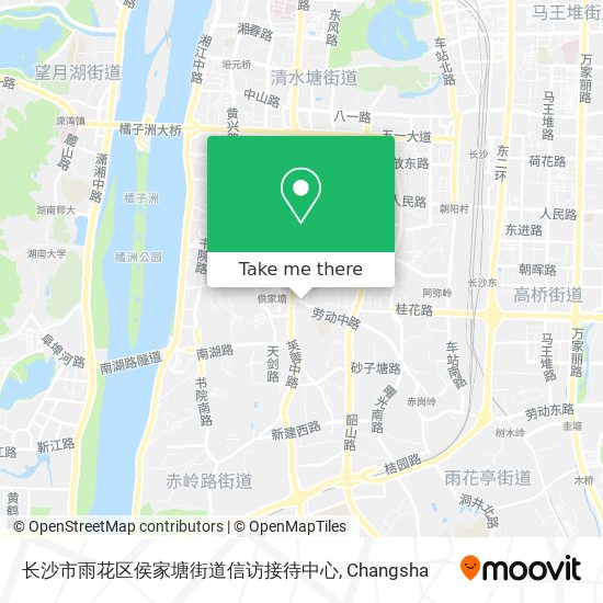 长沙市雨花区侯家塘街道信访接待中心 map