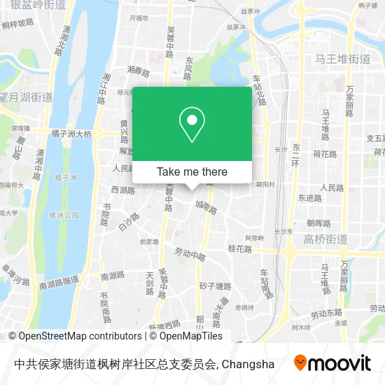 中共侯家塘街道枫树岸社区总支委员会 map