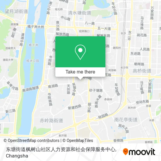 东塘街道枫树山社区人力资源和社会保障服务中心 map