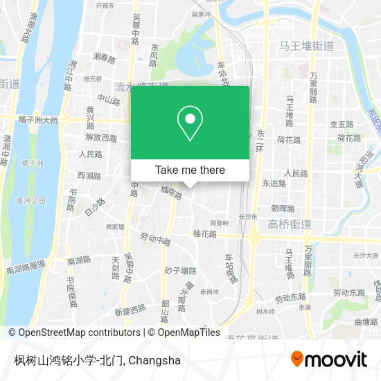 枫树山鸿铭小学-北门 map