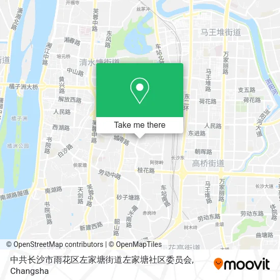 中共长沙市雨花区左家塘街道左家塘社区委员会 map