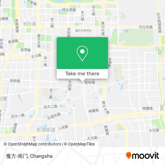 魔方-南门 map