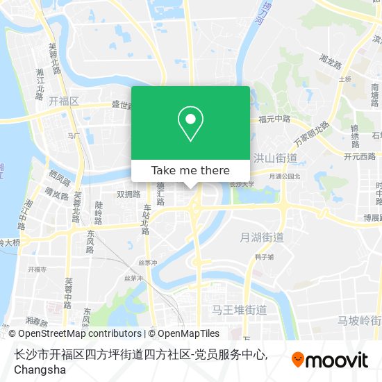 长沙市开福区四方坪街道四方社区-党员服务中心 map