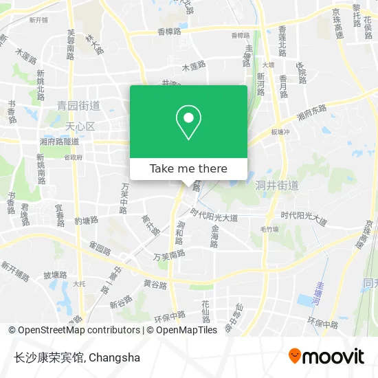 长沙康荣宾馆 map