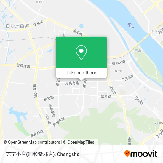 苏宁小店(润和紫郡店) map
