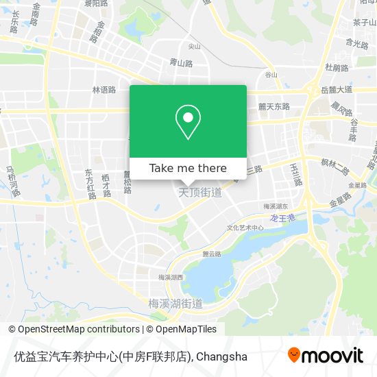 优益宝汽车养护中心(中房F联邦店) map