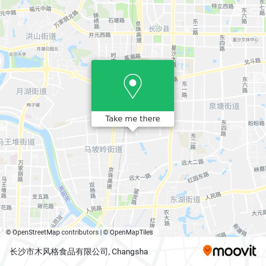 长沙市木风格食品有限公司 map