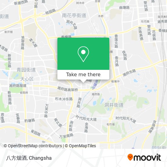 八方烟酒 map