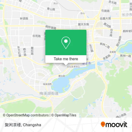 聚闲茶楼 map