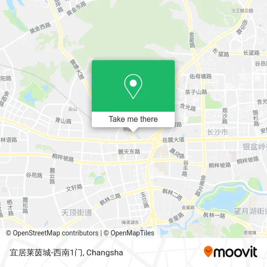 宜居莱茵城-西南1门 map