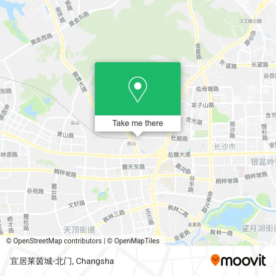 宜居莱茵城-北门 map