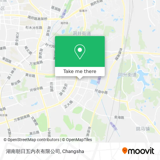 湖南朝日五内衣有限公司 map