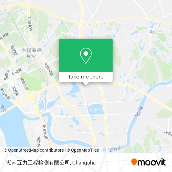 湖南五力工程检测有限公司 map